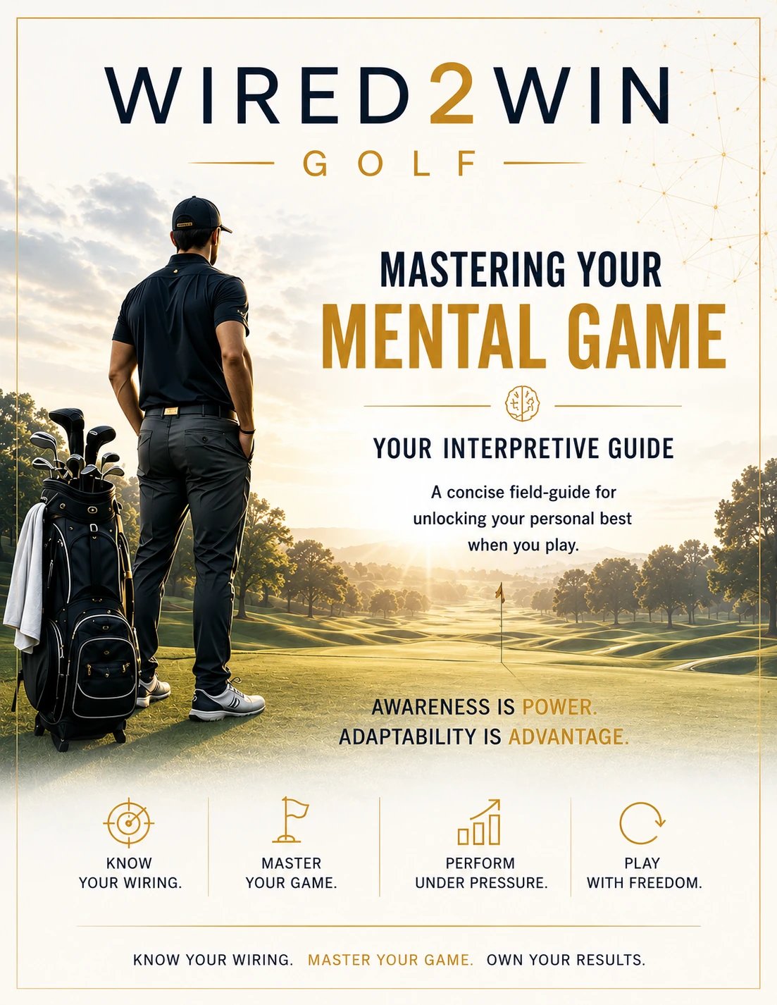 Wired2Win Golf cover titled Mastering Your Mental Game.
